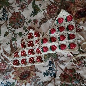 Crochet Kerchief Set of Two